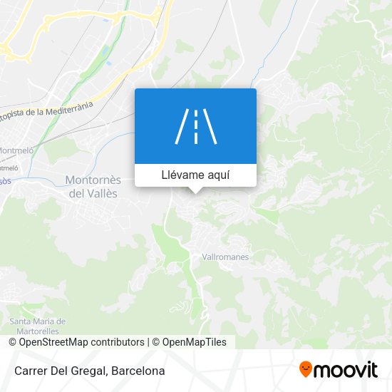 Mapa Carrer Del Gregal