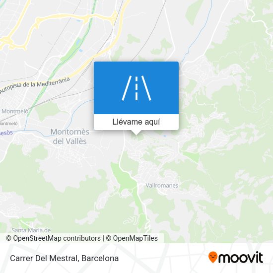 Mapa Carrer Del Mestral