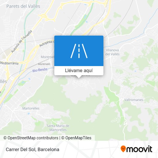 Mapa Carrer Del Sol