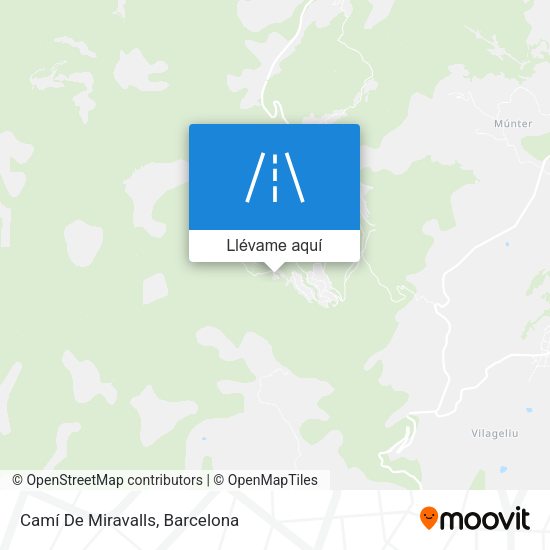 Mapa Camí De Miravalls