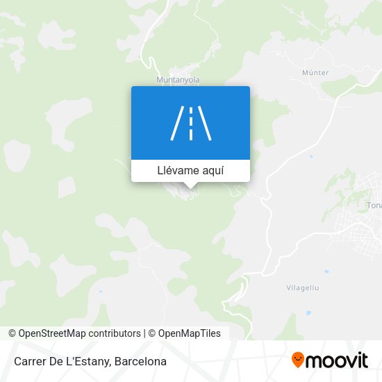 Mapa Carrer De L'Estany