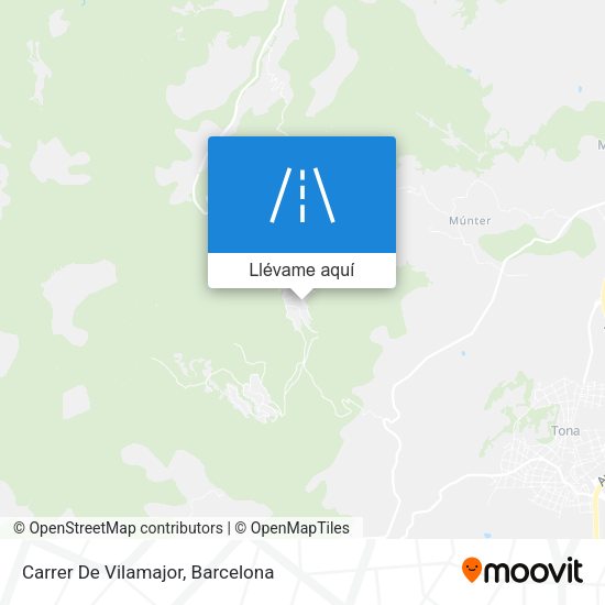 Mapa Carrer De Vilamajor