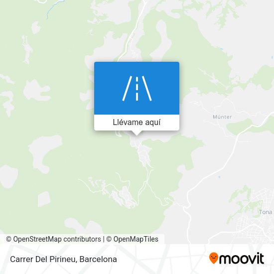Mapa Carrer Del Pirineu