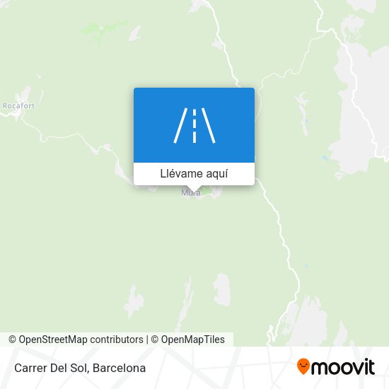 Mapa Carrer Del Sol