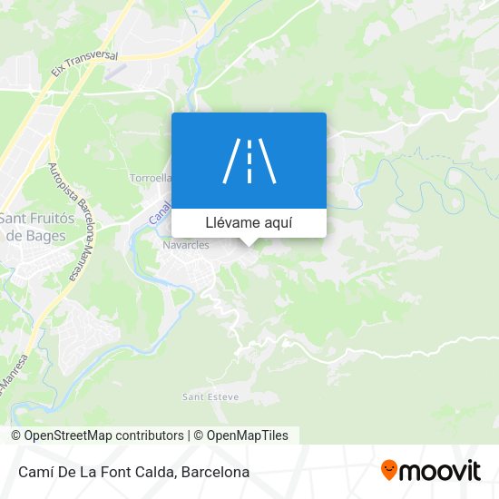 Mapa Camí De La Font Calda