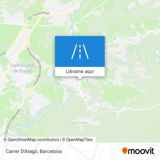 Mapa Carrer D'Aragó