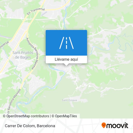Mapa Carrer De Colom