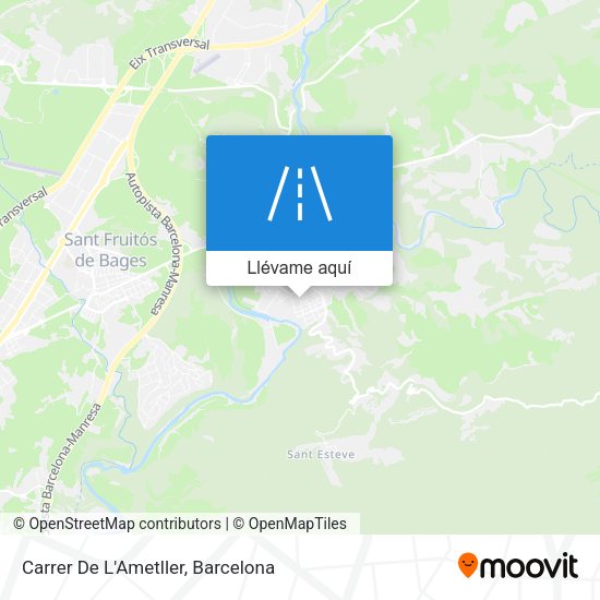 Mapa Carrer De L'Ametller