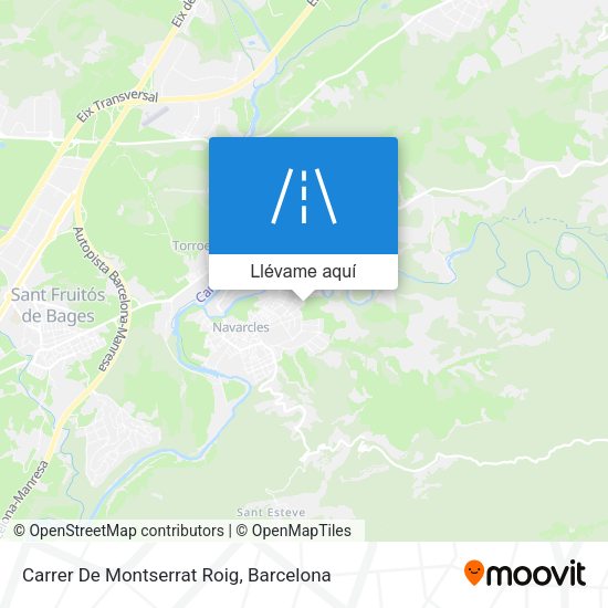 Mapa Carrer De Montserrat Roig