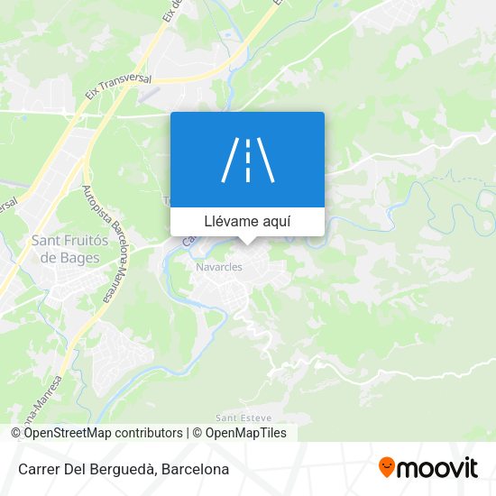 Mapa Carrer Del Berguedà