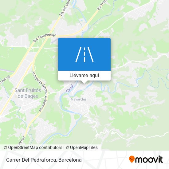 Mapa Carrer Del Pedraforca
