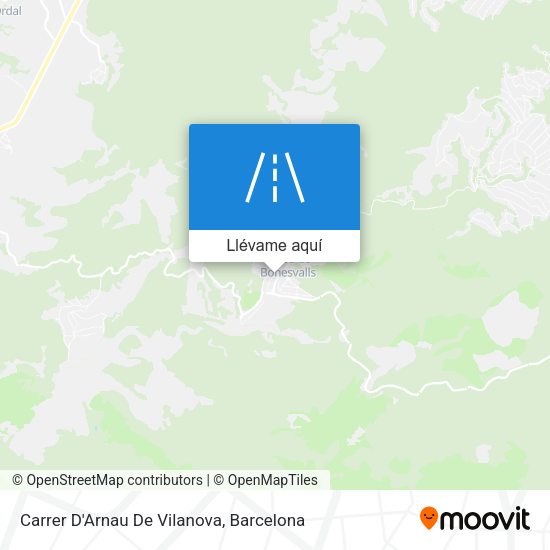 Mapa Carrer D'Arnau De Vilanova