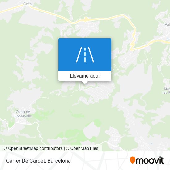 Mapa Carrer De Gardet