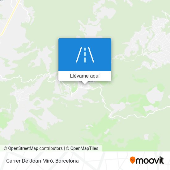 Mapa Carrer De Joan Miró