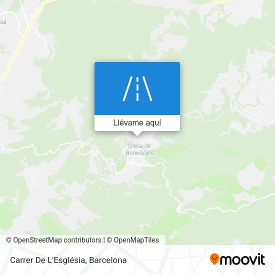 Mapa Carrer De L'Església