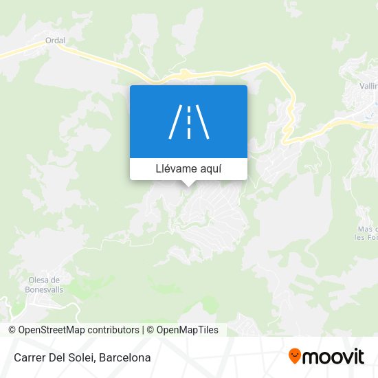 Mapa Carrer Del Solei