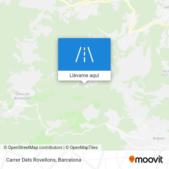 Mapa Carrer Dels Rovellons