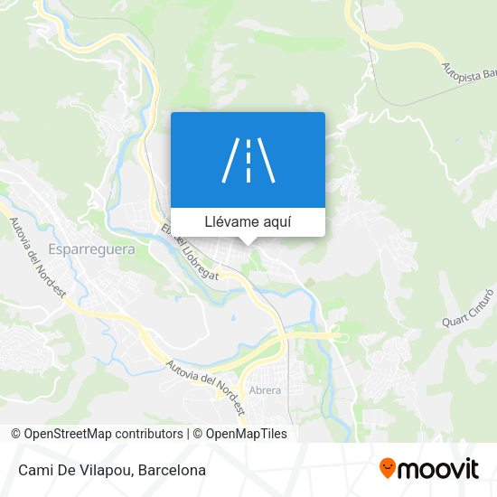 Mapa Cami De Vilapou