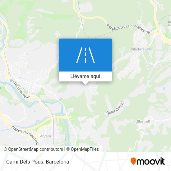 Mapa Camí Dels Pous