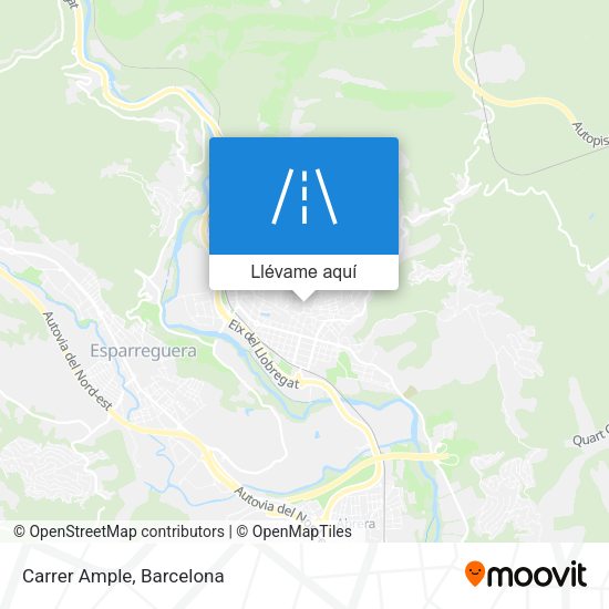 Mapa Carrer Ample