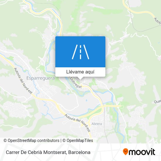 Mapa Carrer De Cebrià Montserat