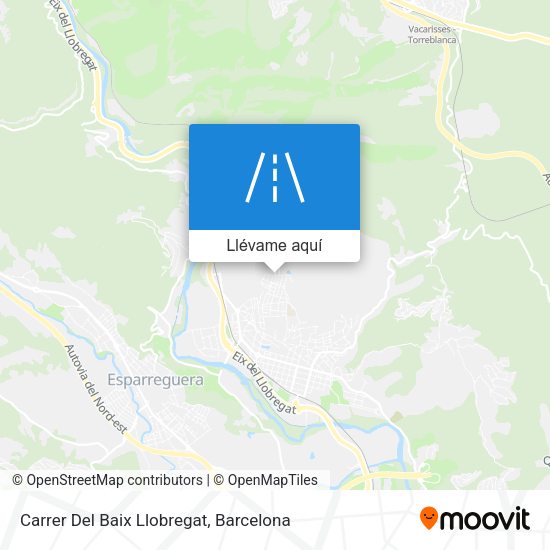 Mapa Carrer Del Baix Llobregat