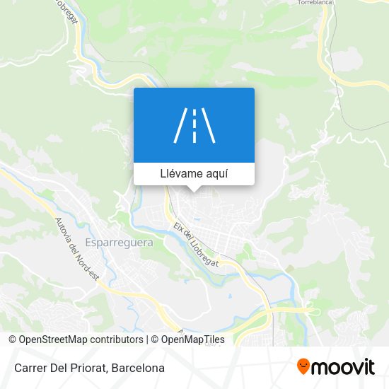 Mapa Carrer Del Priorat