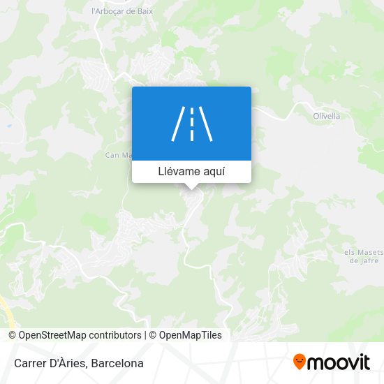 Mapa Carrer D'Àries
