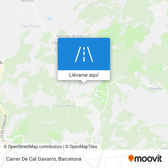 Mapa Carrer De Cal Gavarró