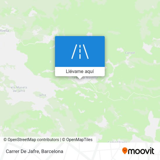 Mapa Carrer De Jafre