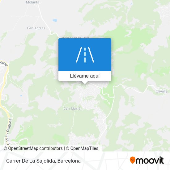 Mapa Carrer De La Sajolida