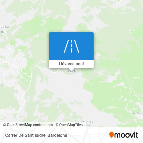 Mapa Carrer De Sant Isidre
