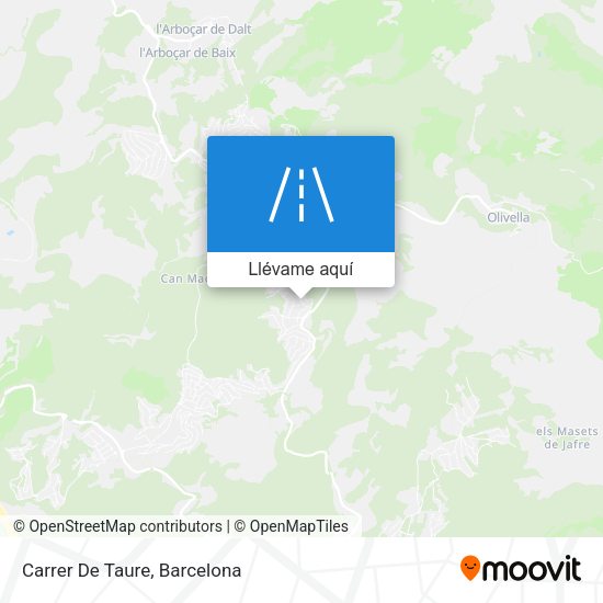 Mapa Carrer De Taure