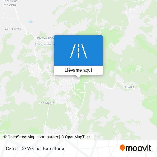 Mapa Carrer De Venus
