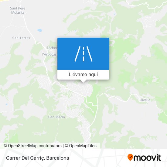 Mapa Carrer Del Garriç