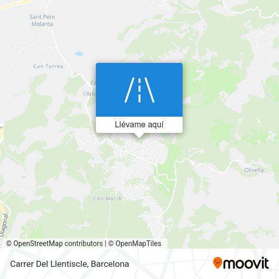 Mapa Carrer Del Llentiscle