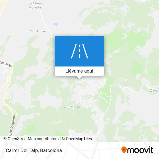 Mapa Carrer Del Talp