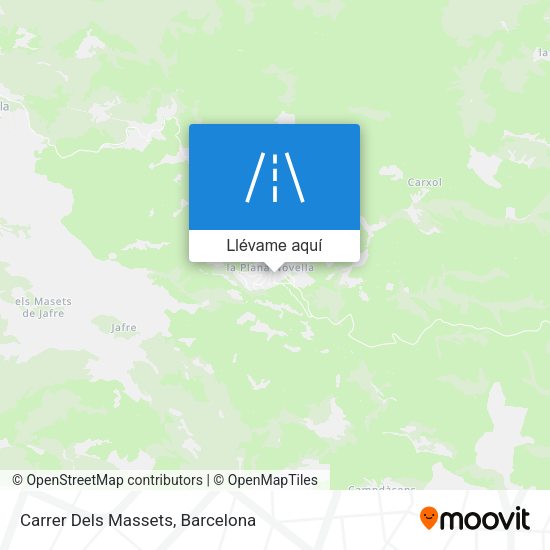 Mapa Carrer Dels Massets