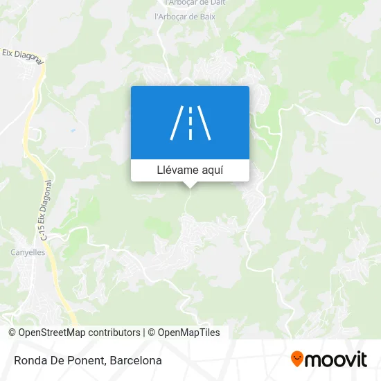 Mapa Ronda De Ponent