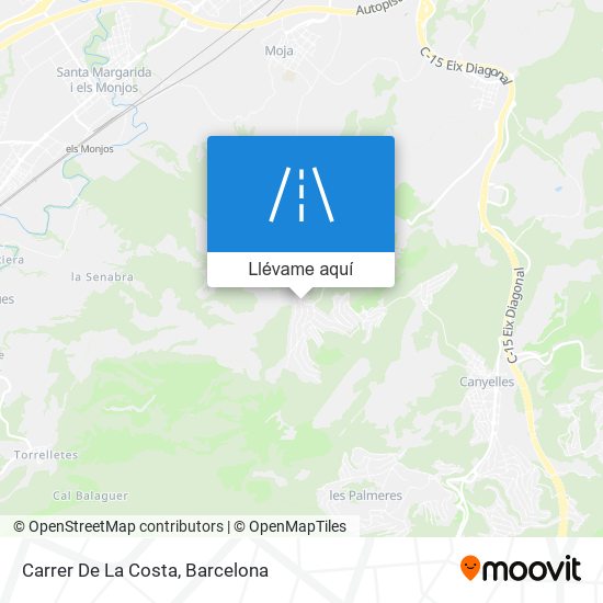 Mapa Carrer De La Costa