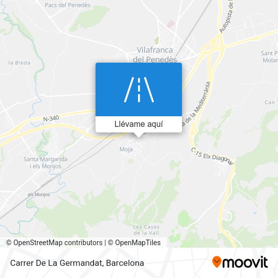 Mapa Carrer De La Germandat