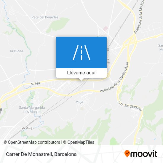 Mapa Carrer De Monastrell