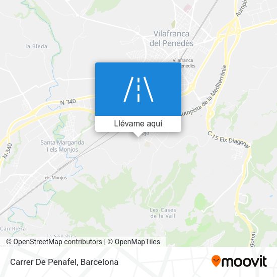Mapa Carrer De Penafel