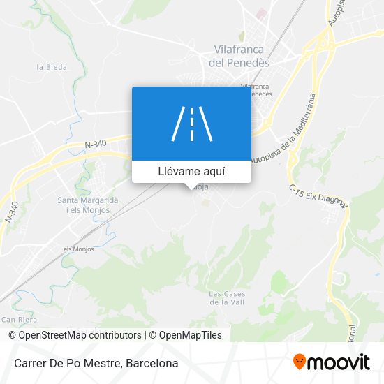 Mapa Carrer De Po Mestre