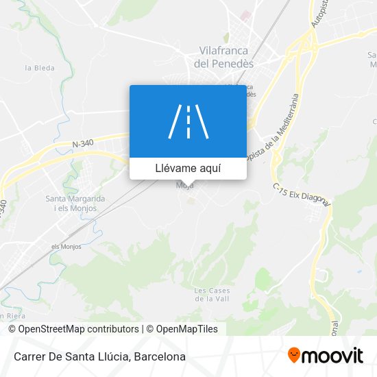 Mapa Carrer De Santa Llúcia