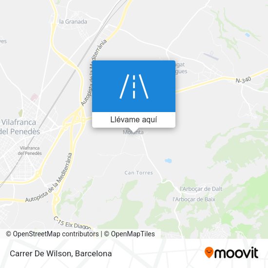 Mapa Carrer De Wilson