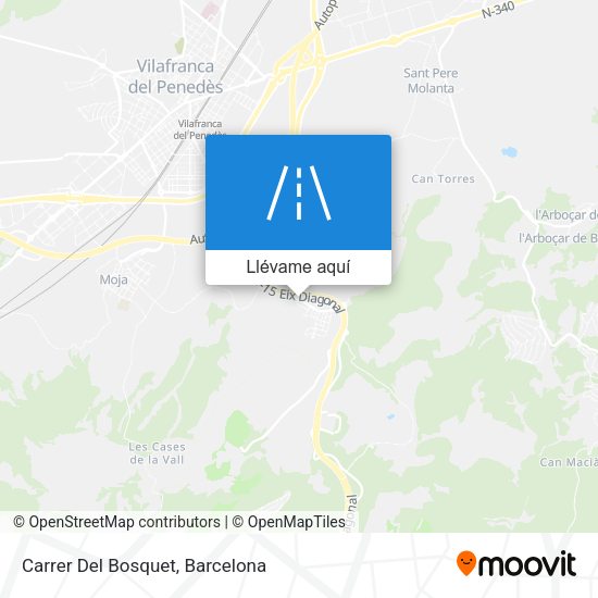 Mapa Carrer Del Bosquet