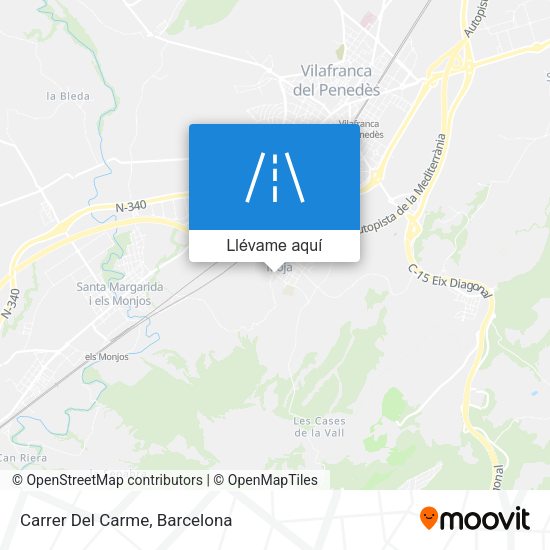 Mapa Carrer Del Carme