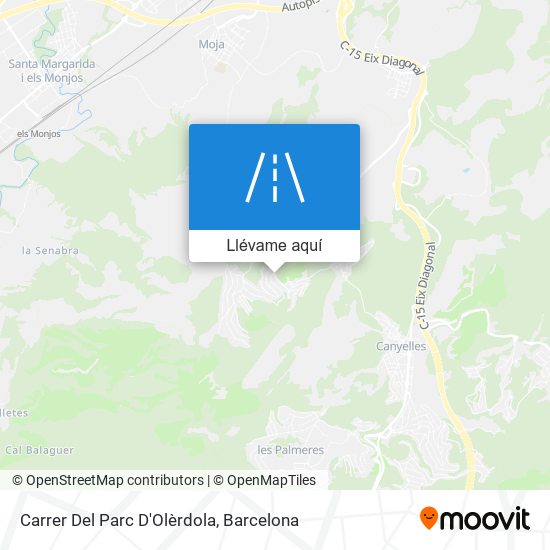 Mapa Carrer Del Parc D'Olèrdola