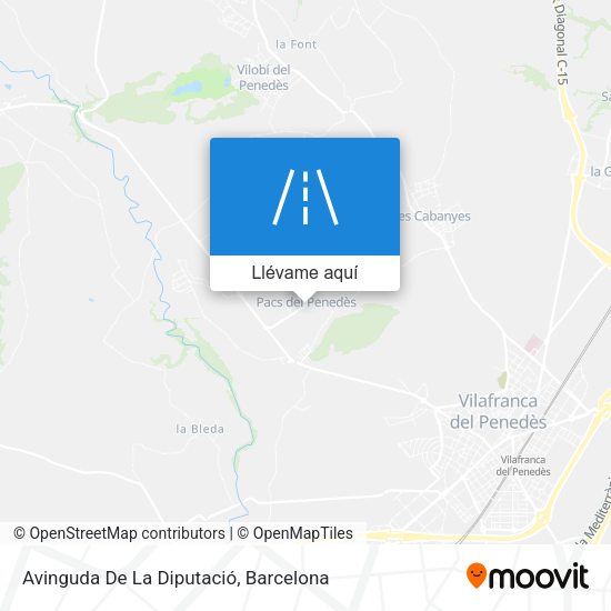 Mapa Avinguda De La Diputació